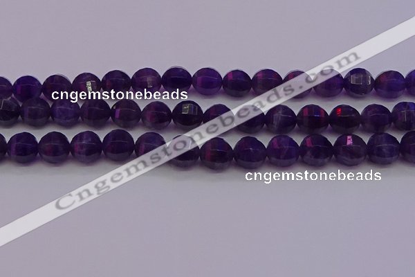 CNA934 15.5 inches 12mm pumpkin amethyst gemstone beads