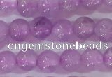 CNA950 15.5 inches 4mm round natural lavender amethyst beads