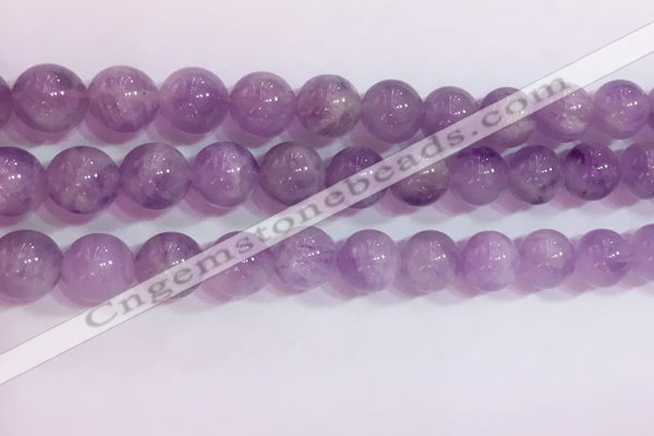 CNA955 15.5 inches 10mm round natural lavender amethyst beads