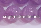 CNA956 15.5 inches 12mm round natural lavender amethyst beads