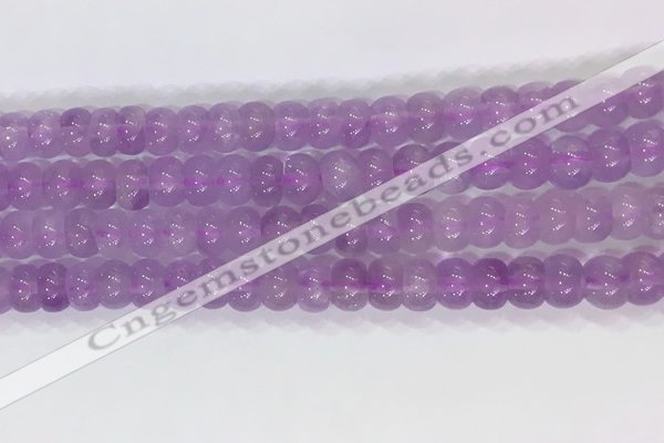 CNA968 15.5 inches 5*7mm faceted rondelle lavender amethyst beads