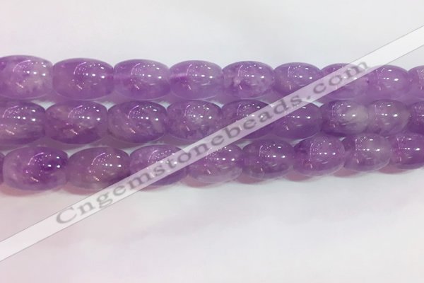 CNA977 15.5 inches 12*16mm drum natural lavender amethyst beads