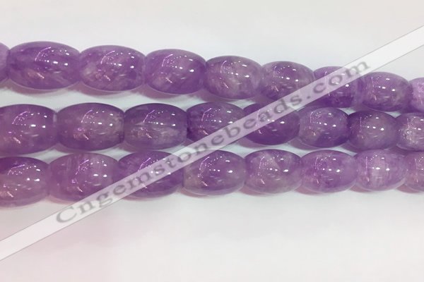 CNA978 15.5 inches 13*18mm drum natural lavender amethyst beads