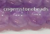 CNA980 15.5 inches 12*12mm drum natural lavender amethyst beads