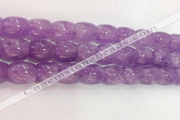 CNA982 15.5 inches 16*16mm drum natural lavender amethyst beads