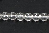 CNC02 15.5 inches 8mm round grade AB natural white crystal beads