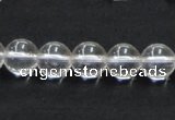 CNC03 15.5 inches 10mm round grade AB natural white crystal beads