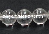 CNC06 15.5 inches 16mm round grade AB natural white crystal beads