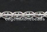 CNC38 9*13mm rice grade A natural white crystal beads wholesale