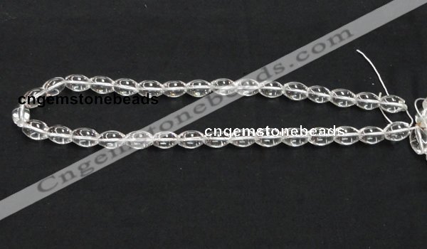 CNC38 9*13mm rice grade A natural white crystal beads wholesale