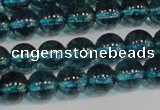 CNC422 15.5 inches 8mm round dyed natural white crystal beads