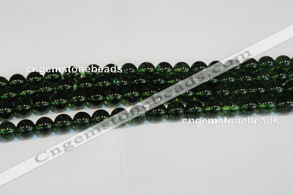 CNC443 15.5 inches 10mm round dyed natural white crystal beads