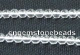 CNC58 15.5 inches 6mm round grade A natural white crystal beads