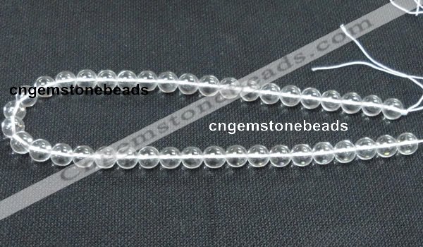 CNC59 15.5 inches 10mm round grade A natural white crystal beads