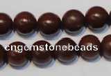 CNE14 15.5 inches 16mm round red stone needle beads wholesale