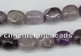 CNG04 15.5 inches 9*12mm nuggets amethyst gemstone beads