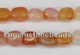 CNG06 15.5 inches 9*12mm nuggets agate gemstone beads