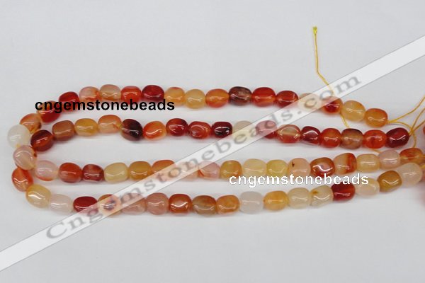 CNG06 15.5 inches 9*12mm nuggets agate gemstone beads