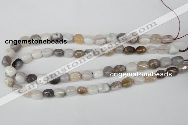 CNG10 15.5 inches 9*12mm nuggets botswana agate gemstone beads