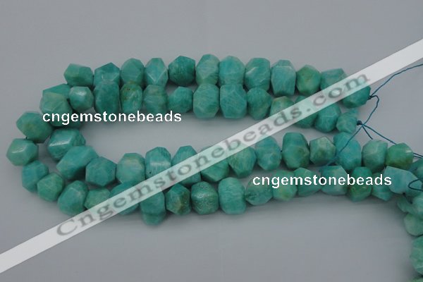 CNG1072 15.5 inches 13*18mm - 15*20mm faceted nuggets amazonite beads