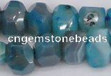 CNG1078 15.5 inches 10*14mm - 15*20mm faceted nuggets agate beads