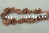 CNG1082 15.5 inches 20*25mm - 25*35mm nuggets red quartz beads