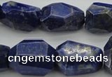 CNG1089 15.5 inches 15*20mm - 18*25mm faceted nuggets lapis lzuli beads