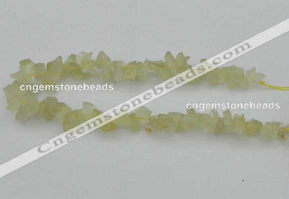 CNG1116 15.5 inches 8*12mm - 13*18mm nuggets lemon quartz beads