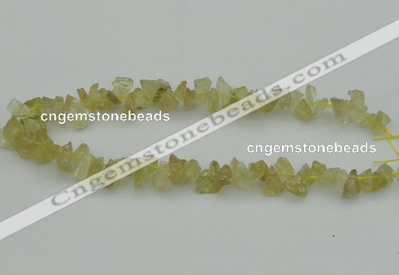 CNG1117 15.5 inches 8*12mm - 13*18mm nuggets lemon quartz beads