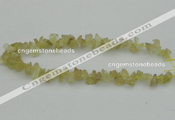 CNG1117 15.5 inches 8*12mm - 13*18mm nuggets lemon quartz beads