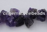 CNG1121 15.5 inches 8*12mm - 13*18mm nuggets amethyst beads
