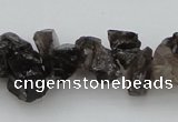 CNG1122 15.5 inches 8*12mm - 13*18mm nuggets smoky quartz beads