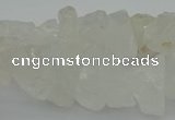 CNG1128 15.5 inches 8*12mm - 13*18mm nuggets white crystal beads
