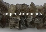 CNG1129 15.5 inches 8*12mm - 13*18mm nuggets smoky quartz beads