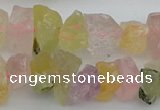 CNG1139 15.5 inches 8*12mm - 13*18mm nuggets mixed quartz beads