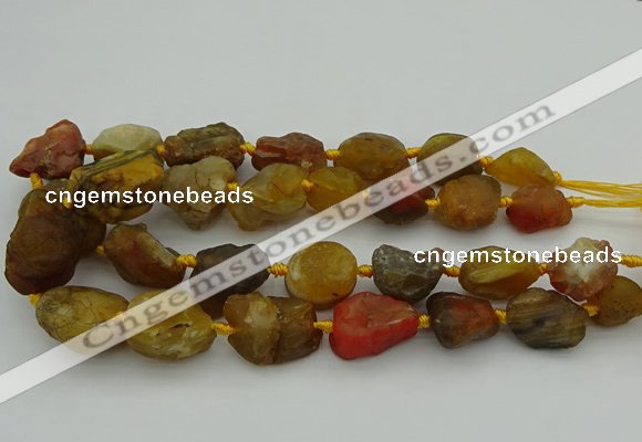 CNG1168 15.5 inches 15*25mm - 25*30mm nuggets agate beads