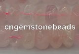 CNG1177 15.5 inches 6*14mm - 8*14mm nuggets rose quartz beads