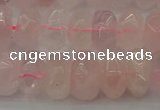 CNG1177 15.5 inches 6*14mm - 8*14mm nuggets rose quartz beads