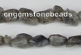 CNG12 15.5 inches 8*14mm nuggets labradorite gemstone beads