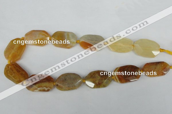 CNG1200 15.5 inches 20*30mm - 25*35mm freeform agate beads