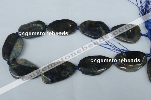 CNG1219 15.5 inches 25*30mm - 30*45mm freeform agate beads