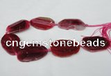 CNG1220 15.5 inches 30*45mm - 40*55mm freeform agate beads