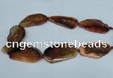 CNG1235 15.5 inches 25*40mm - 30*55mm freeform agate beads