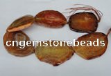 CNG1237 15.5 inches 40*50mm - 55*65mm freeform agate beads