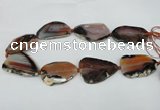 CNG1240 15.5 inches 30*40mm - 35*50mm freeform agate beads