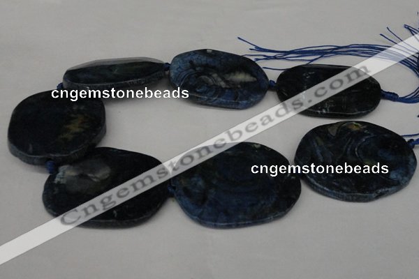 CNG1260 15.5 inches 40*50mm - 45*55mm freeform agate beads