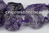 CNG1306 15.5 inches 8*12mm – 25*35mm nuggets amethyst beads