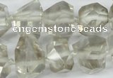 CNG1314 12*18mm – 14*28mm faceted nuggets smoky quartz beads