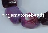 CNG1358 15.5 inches 8*10mm - 20*25mm faceted nuggets agate beads