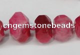 CNG1365 15.5 inches 8*12mm - 22*30mm faceted nuggets agate beads